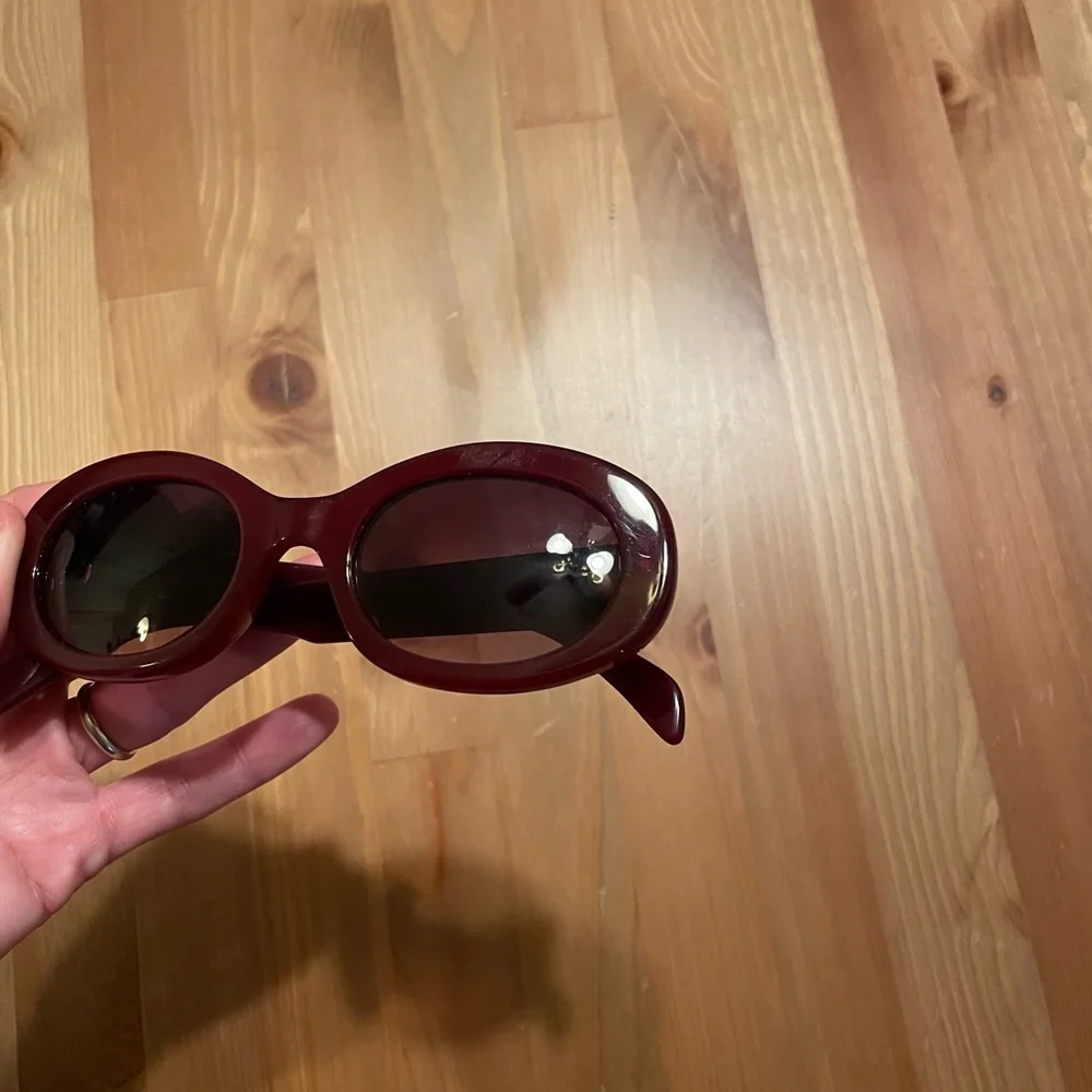 Celine Triomphe Oval Acetate Sunglasses - Picture 16 of 16